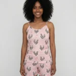 Pijama Short en Piel de Durazno