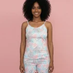 Pijama Short en Piel de Durazno