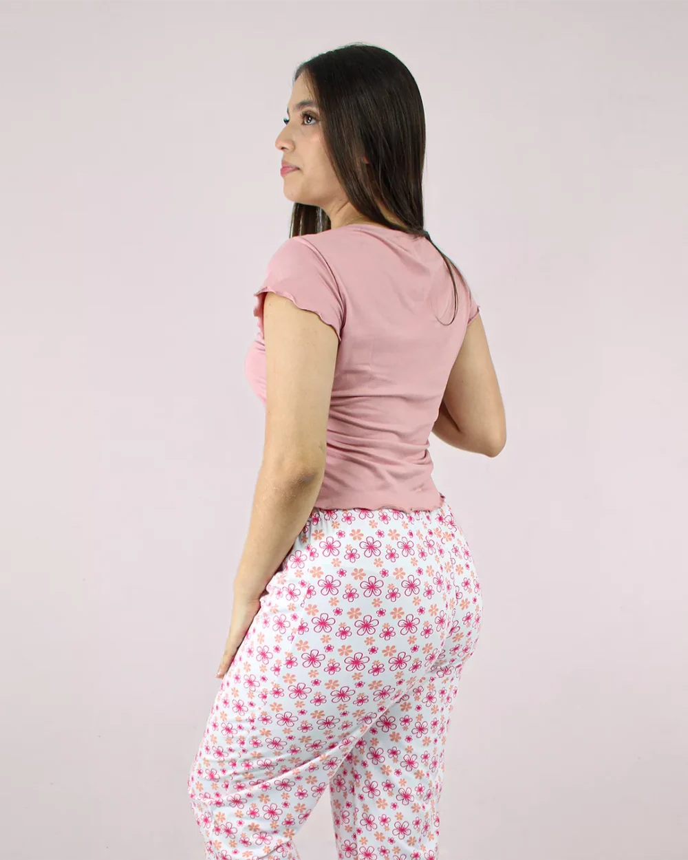 Pijama Capri Calma Guayaba