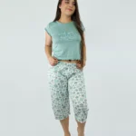 Pijama Capri Calma Oliva