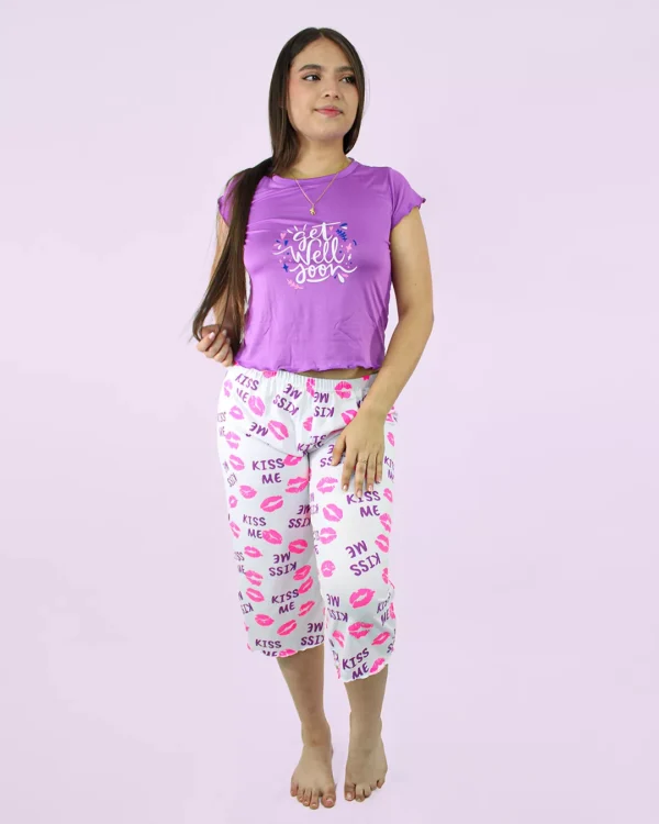 Pijama Capri Calma Violeta