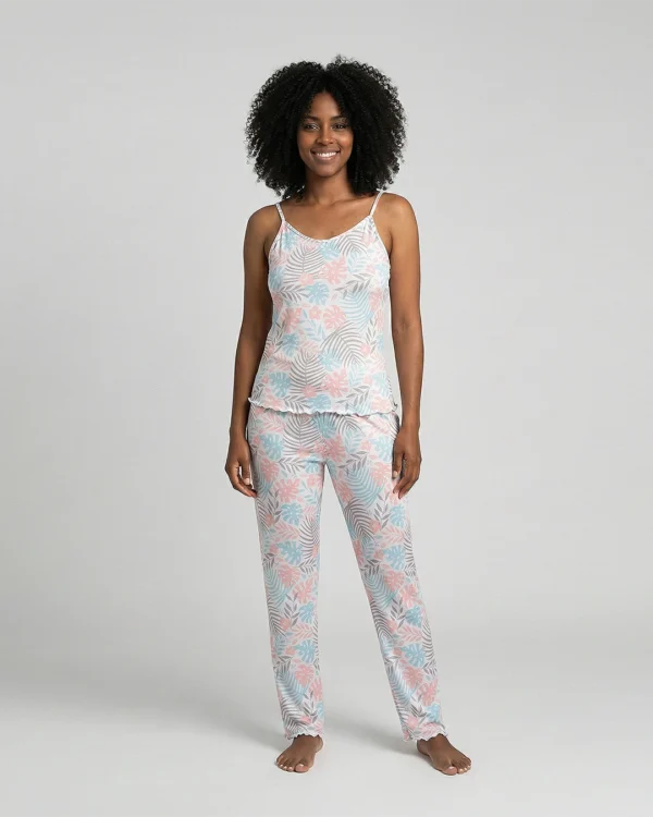 Pijama Piel De Durazno Pantalón