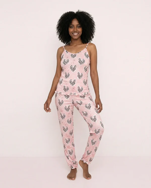 Pijama Piel De Durazno Pantalón