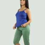 Pijama Capri Figuras Azul